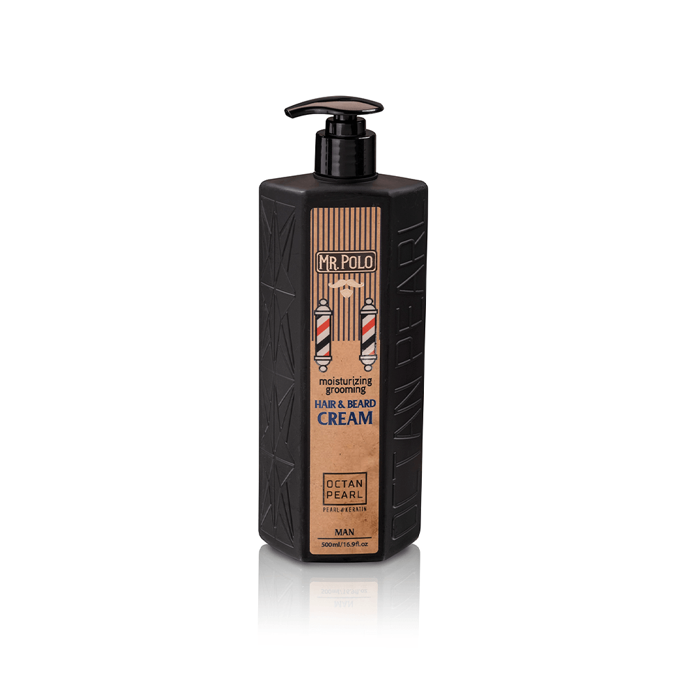 Mr Polo Moisturizing Hair & Beard Cream - 500 ML - Pearla Vera