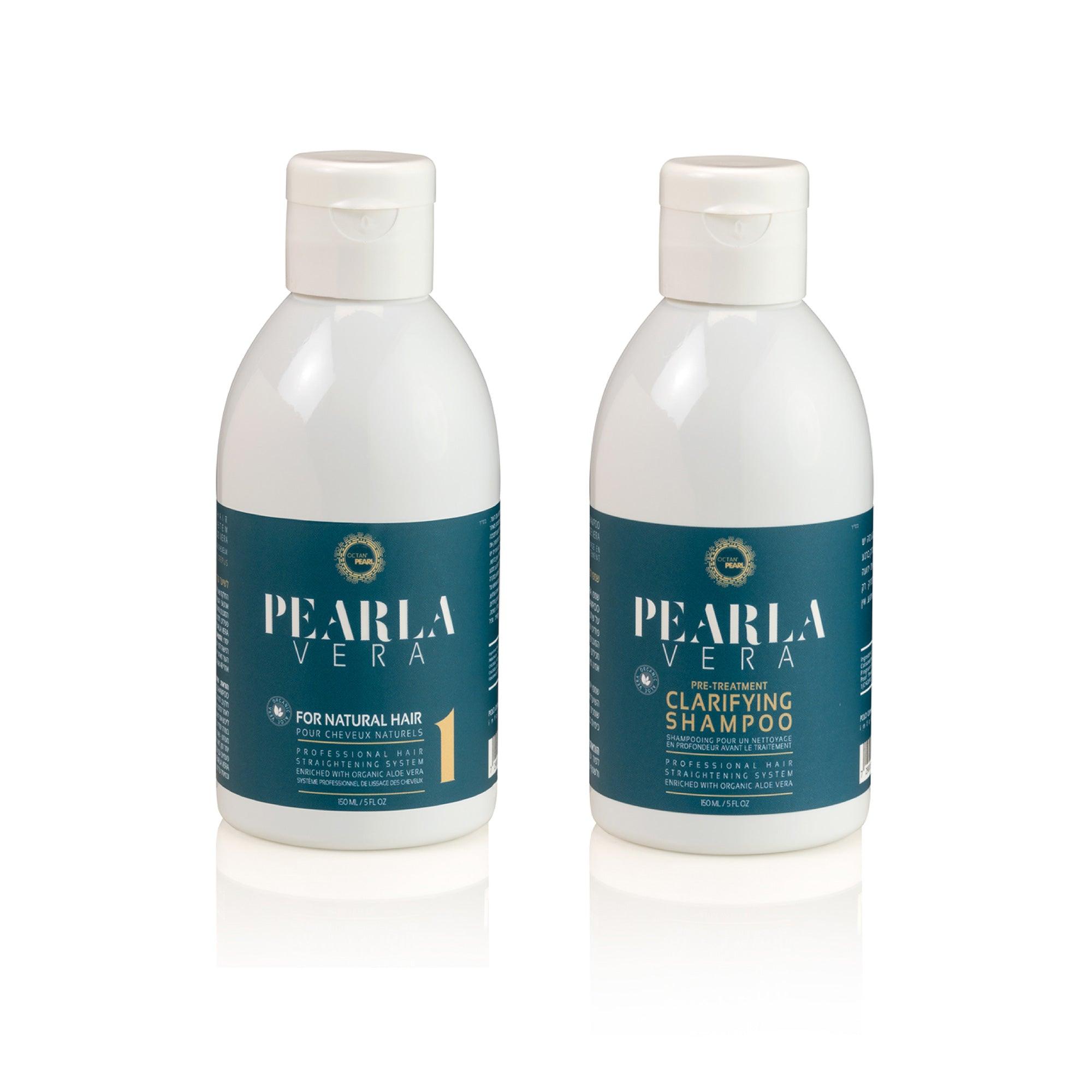 Pearla Vera Treatment No.1 + Clarifying Shampoo for Natural Hair - Pearla Vera