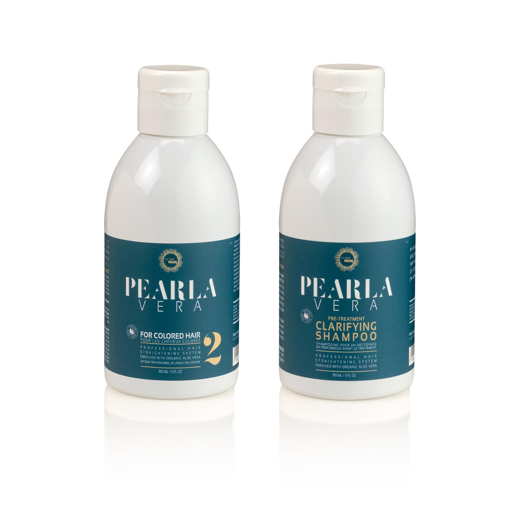Pearla Vera Treatment No.2 + Clarifying Shampoo For Colored Hair